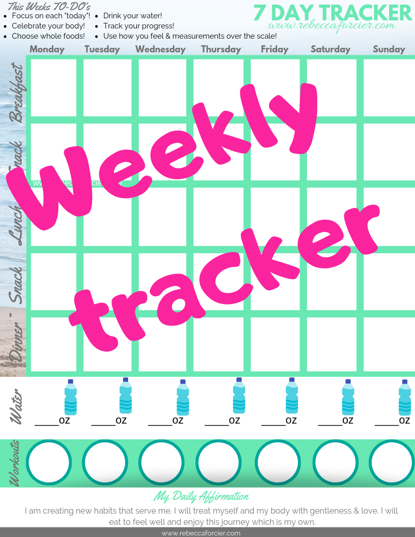 FREE Weekly Tracker